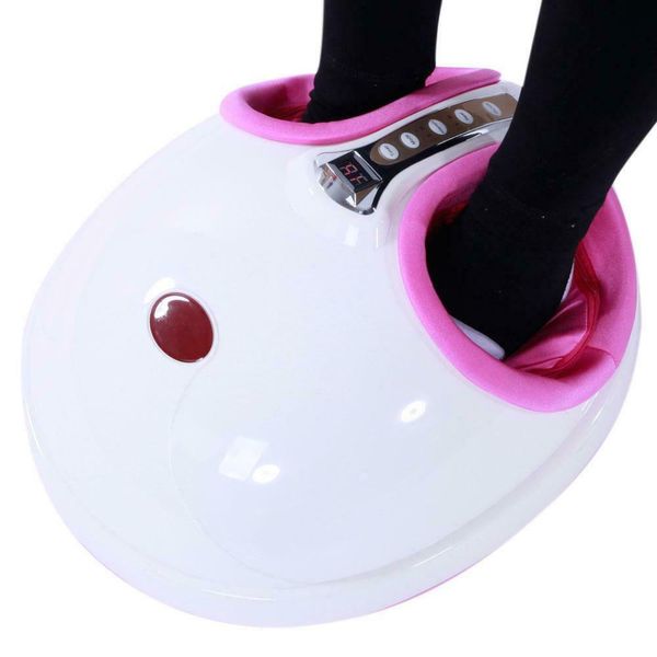 

electric foot massager w/ shiatsu heating rolling air pressure massage machine