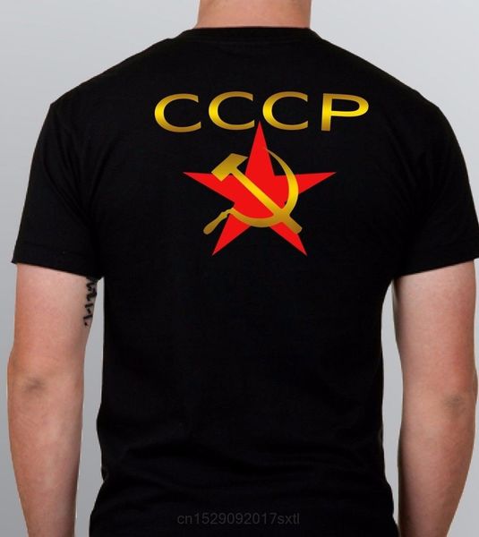 

soviet union russia ussr t-shirt cccp putin hammer sickle vintage tee s - 5xl two side sport hooded sweatshirt hoodie