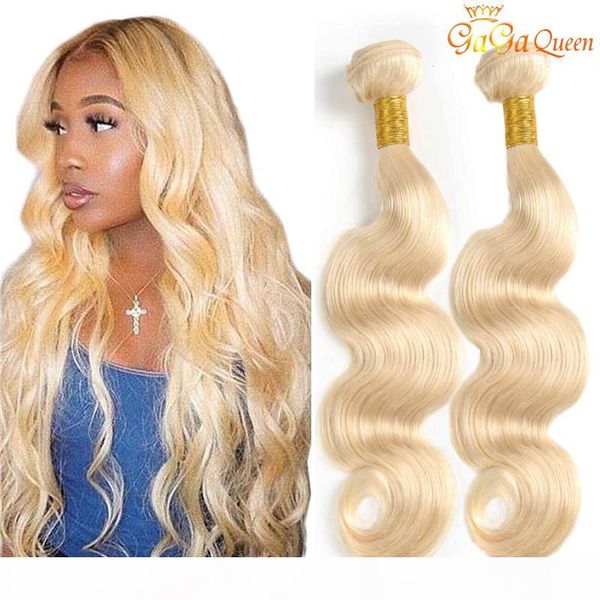 

3 bundles 613 brazilian body wave 100% brazilian human hair extensions brazilian hair weave bundles gaga queen, Black