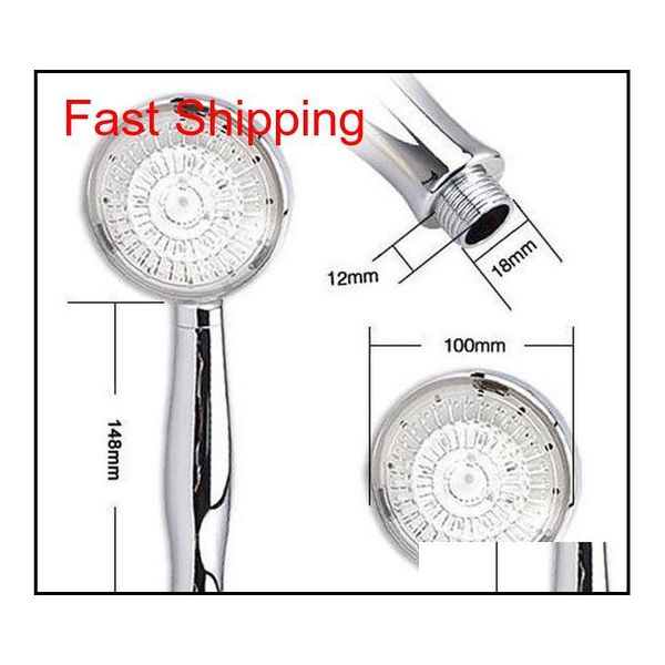 

3 colors changing led bath shower nozzle matic control sprinkler led shower qylfkj bde_luck