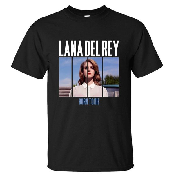 

men's lana del rey born to die printed music cotton black printed men short sleeve funny s tee hoodie designers t shirts sweatshirt