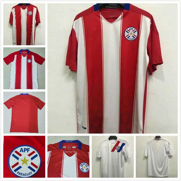 

new 2020 paraguay soccer jerseys 20 21 national team home away camiseta de fútbol apf men football shirt, Black;yellow