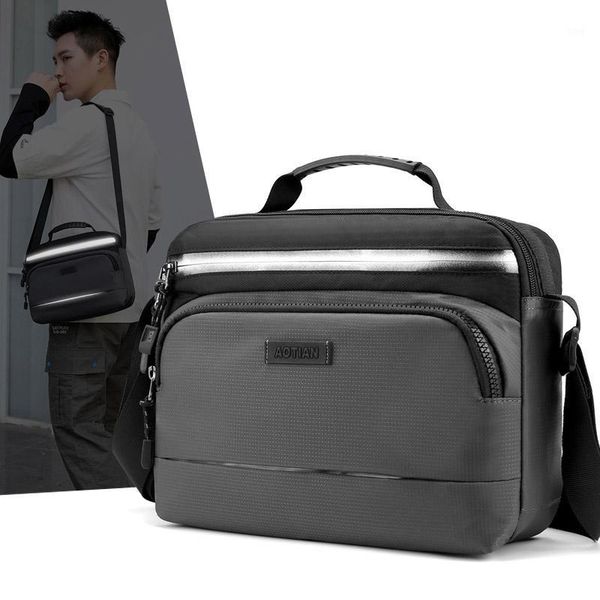 

waist bags resflective strip men crossbody bag travel tote man casual handbag 2021 shoulder male pack phone pouch1