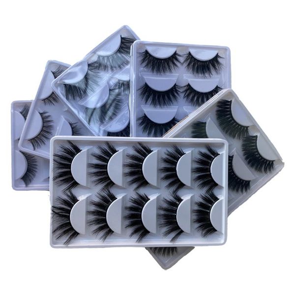 

false eyelashes 6d mink package lashes wholesale natural in bulk pack