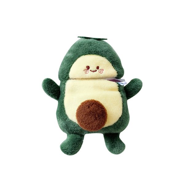 

3d cute cartoon avocado case for airpods 1 winter plush wireless headphones case charging box for airpods 2 case with keychain