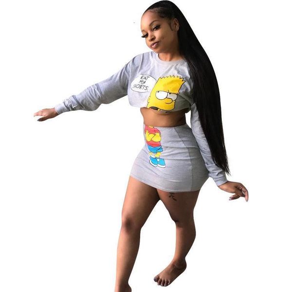 

autumn cute dress women long sleeve 2 pieces print dress hollow slim hip short mini dress m667, Black;gray