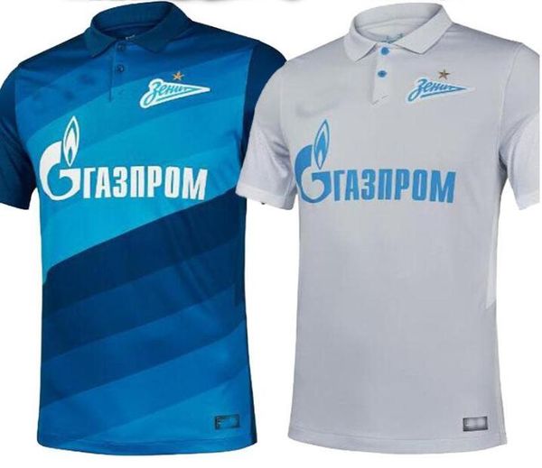 

20 21 fc zenit st. petersburg soccer jersey home away #8 malcom lovren 2020 2021 santos barrios football shirt maillots de foot thailand, Black