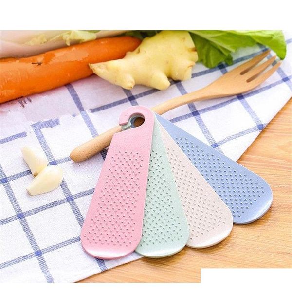 

manual wheat straw ginger garlic grater wasabi grinding plate garlic presses tools kitchen gadgets accessor jlluvf dhsybaby