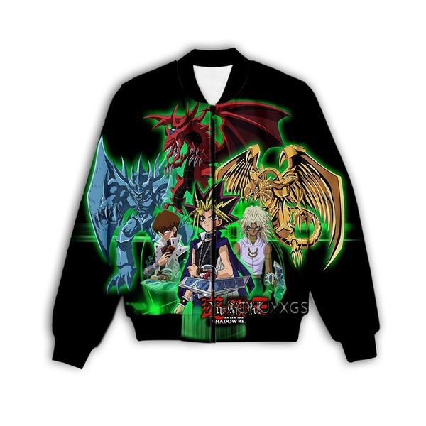 

anime yu-gi-oh 3d print causal clothing new fashion men women jacket sweatshirt a498, Black