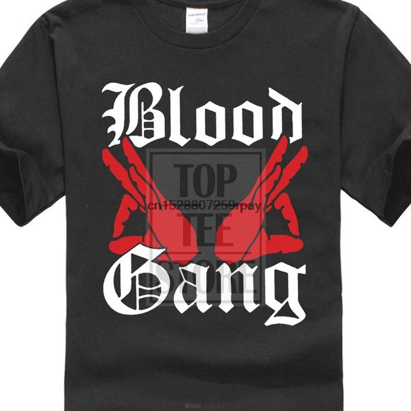 

latest cool blood gang hand cotton short sleeve fashion men clothing printed cotton man hoodie designers t shirts sweatshirt