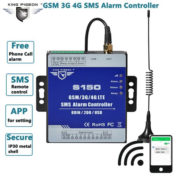 

alarm systems sms controller gsm 3g 4g remote relay switch industrial automation control system for pumping stations tanks