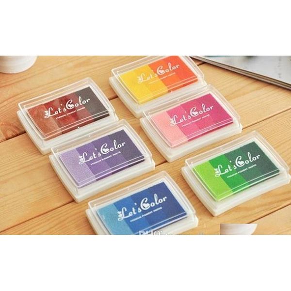 

dhl 100pcs ink pad color gradual chang sqckmh item_home