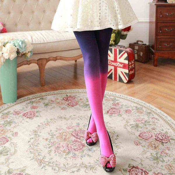 

socks hosiery upgraded plus gradient 120d bottomed autumn winter pantyhose veet, Black;white