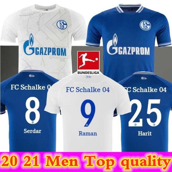 

20 21 schalke 04 soccer jerseys 2021 2020 home away third serdar ozan harit raman bentaleb mc kennie football shirts kutucu, Black;yellow