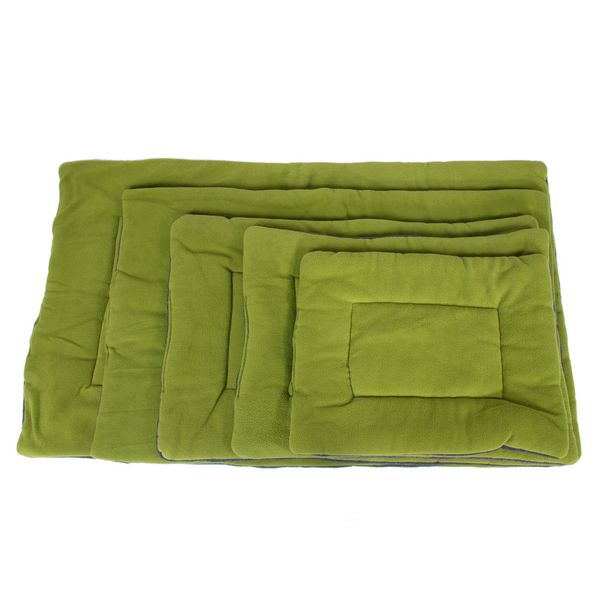 

washable soft comfortable silk wadding bed pad mat cushion for pet green xl