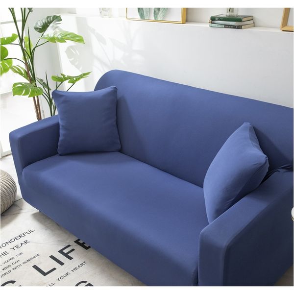 

сплошной цвет эластичный белый диван крышка растягивающая плотная упаковка все включено диван чехлы для гостиной диван крышка кресло диван к