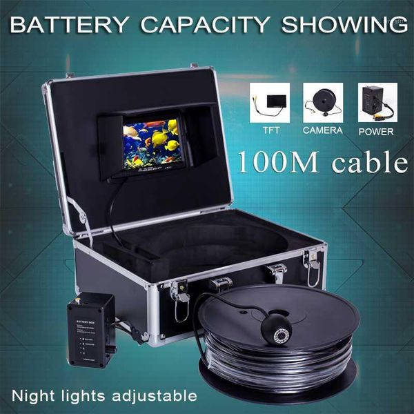 

box cameras special cable underwater fish finder camera/monitor system ip68 level waterproof sy802 with 7'' screen dv