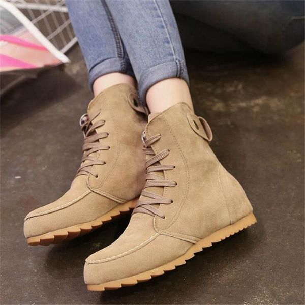

boots womens ankle for women fashion brand black red breathable female spring autumn shoes woman