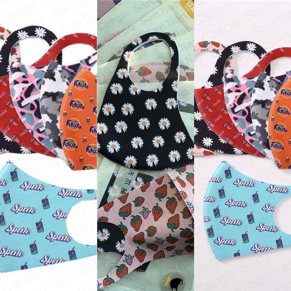 

masks face mask dustproof protective mouth fashion ultraviolet-proof cartoon print reusable was ef5pef5p 3zfh