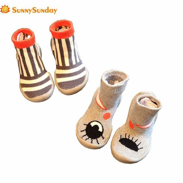 

fashion 1-6 years barefoot elastic kinnted indoor boys children's house towel inner socks shoes girls all seasons  styles, Black