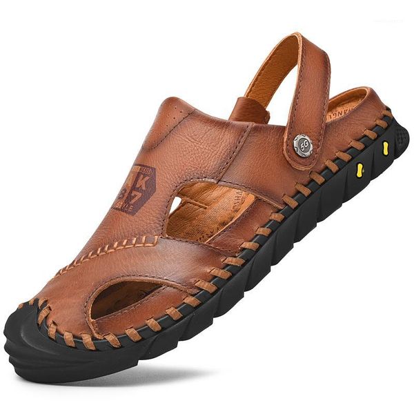 

cuire erkek safety cuero transpirables sport shoes sandal ete mens hombre sandalle para masculina 2020 rubber sandalias sandals1, Black