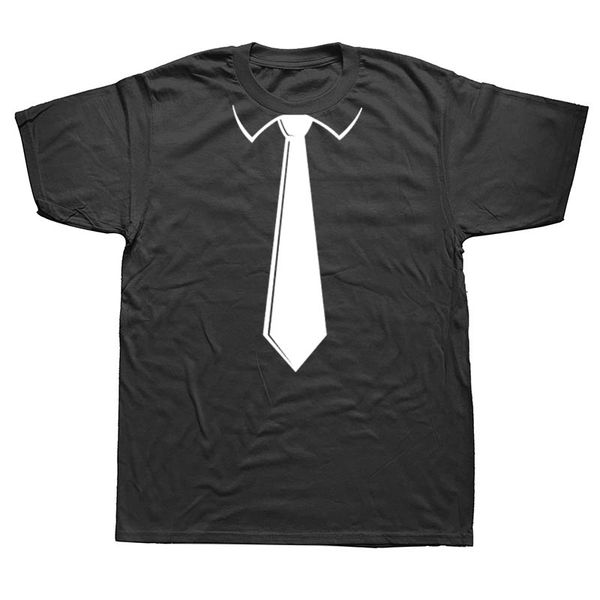 

summer men streetwear tuxedo tie funny casual short sleeved cotton camisetas hoodie designers t shirts sweatshirt