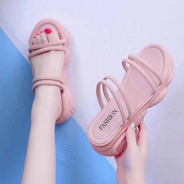 

new summer women beach shoes soft and comfortable outdoor sandals platform sandals platform sneakers ladies sports shoes nvlx44, Black