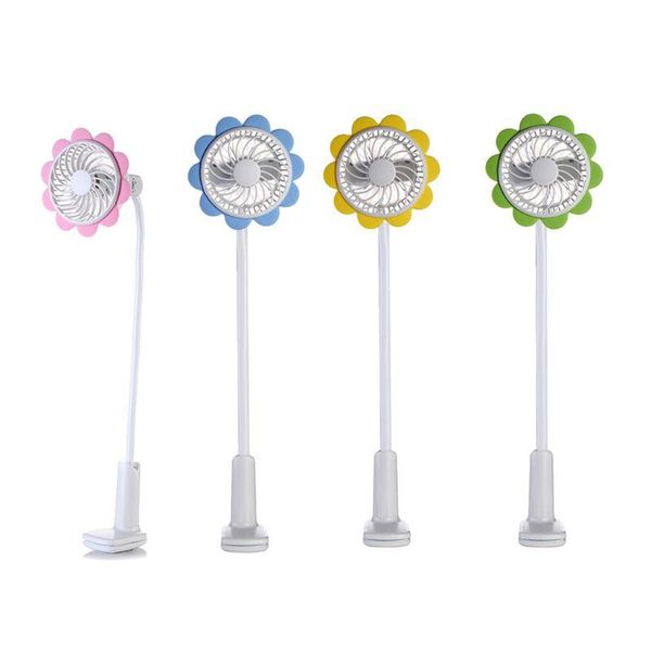 

2020 new portable clip on mini usb fan baby bed pushchair flexible usb fan deskpersonal pc lapelectric