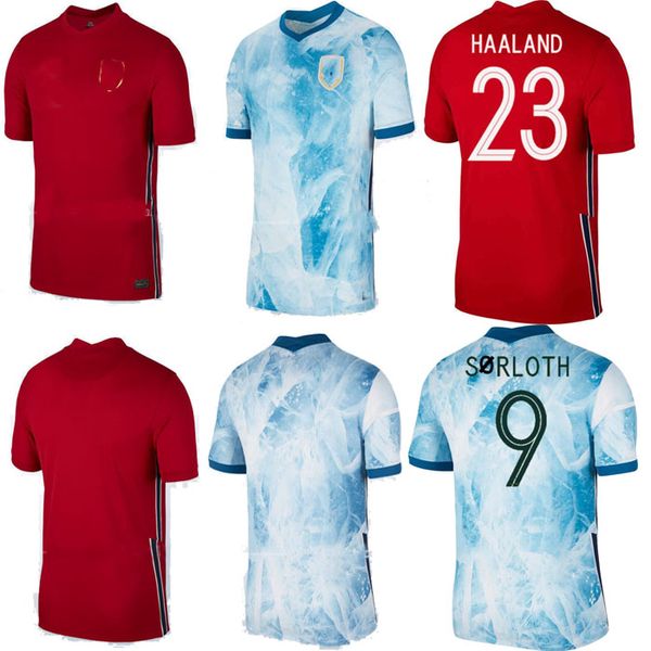 

2020 2021 noruega haaland soccer jersey 20 21 ödegaard berge king sorloth camisetas national team football shirt, Black;yellow