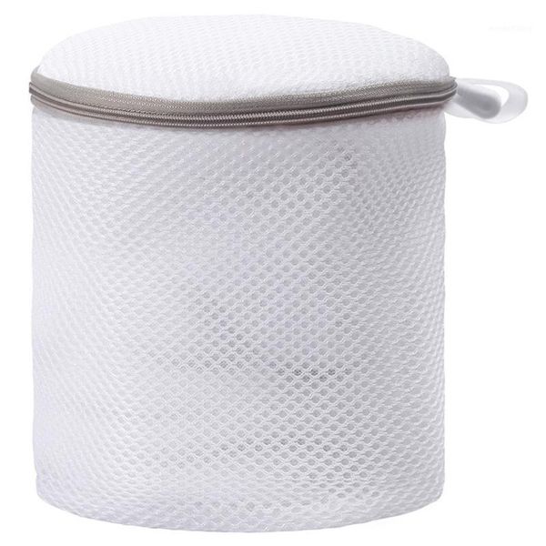 

basket washing bag net sock underwear zip accessory cylindrical laundry1