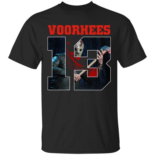 

voorhees 13 t-shirt jason voorhees halloween men's tee shirt short sleeve s-3xl confortable tee shirt sport hooded sweatshirt hoodie