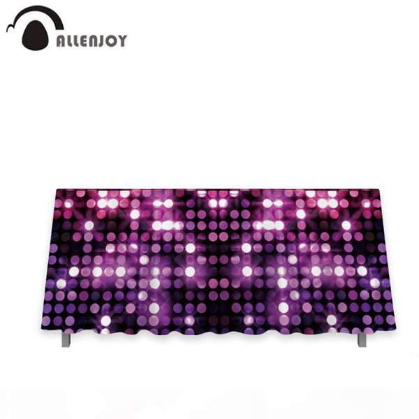 

allenjoy disco party tablecloths glitter colorful plaid fluorescence birthday table covers celebrate event supplies home textile