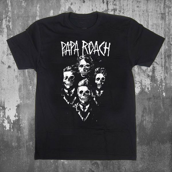 

papa roach череп логотип мужская черный балахон дизайнеров футболки толстовки
