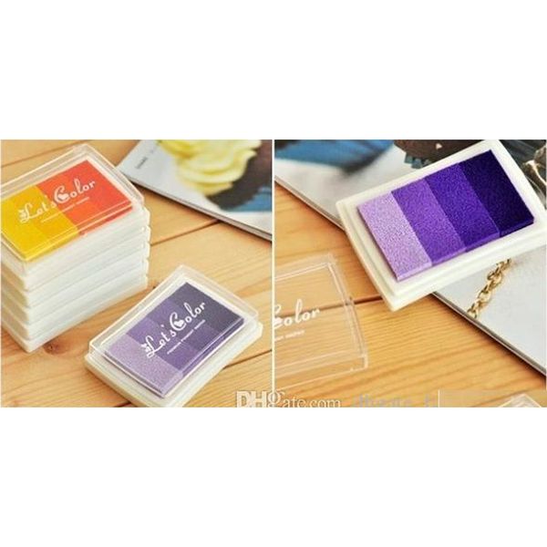 

dhl 100pcs ink pad color gradual chang sqcdtj homes2011