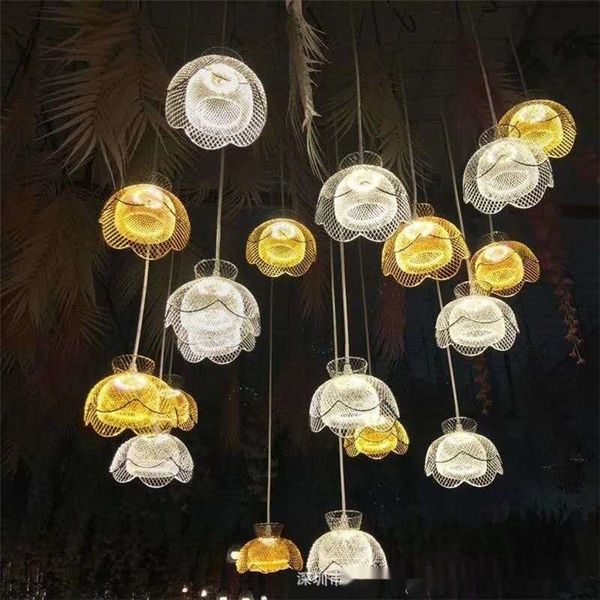 

5bwge props 10 iron electroplated lily of uelcz valley props chandelier wedding l the chandelierchandelier layout window decoration lamp