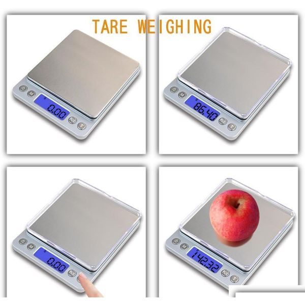

portable kitchen scales precise electronic digital scale mini pocket case postal jewelry weight gram balan jllzro dh_garden