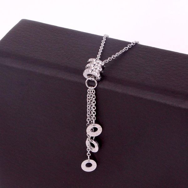 

lady jewelry римские цифры ожерелье стали спринг ожерелье из нержавеющей звено цепи любовь ключицы короткое ожерелье женщины n802 qylvkf, Silver