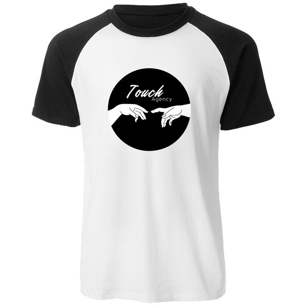 

michelangelo raglan harajuku funny print touch agency tshirt hip hop streetwear man homme sport hooded sweatshirt hoodie men t shirt