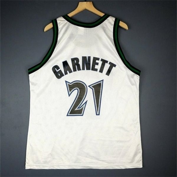 

custom 121 youth women vintage kevin garnett vintage champion college basketball jersey size s-4xl or custom any name or number jersey, Black
