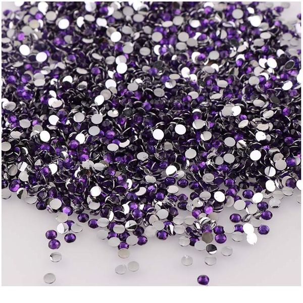 

dark purple 10000pcs 2mm/m/4mm/5mm round resin flatback rhinestones for diy nail art/jewelry decoration dar jllduh, Black