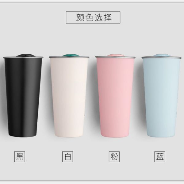 

2020 new style roll-coffee cup with double layer 304 stainless steel stretch liner thermos mug gift customization milk tea cup