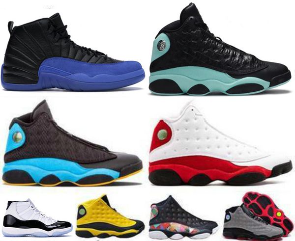 

jumpman 13 13s men basketball shoes atmosphere grey cap and gown black island green carmelo anthony 11s bred concord designer sneakers