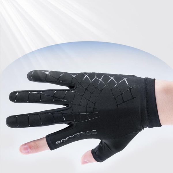 

rockbros cycling bike gloves touch screen breathable elasticity men women driving hiking outdoor mtb bicycle gloves bbygzi alice_bag, Black