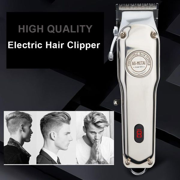 

men hair clipper portable electric cordless hair trimmer limited comb professional barber rechargeable cutter machine