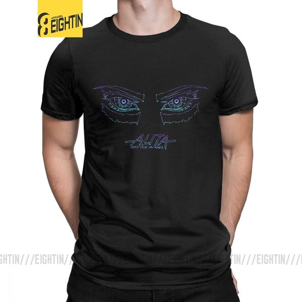 

alita battle angel gunnm man's vintage short sleeved crew neck comic movie anime wholesale sport hooded sweatshirt hoodie men t shirt