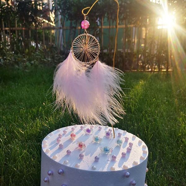 

o6evq new dream feather catcher baked baking decoration flag new feather dream catcher plug-in decoration cake cake baking baked flag plug-i