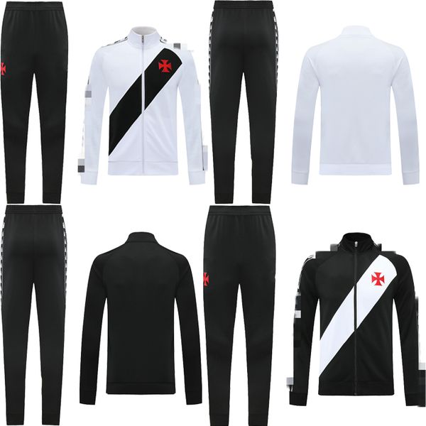 

da gama men football training tracksuit da gama soccer training suit 2020 2021 survetement foot chandal jogging, Black