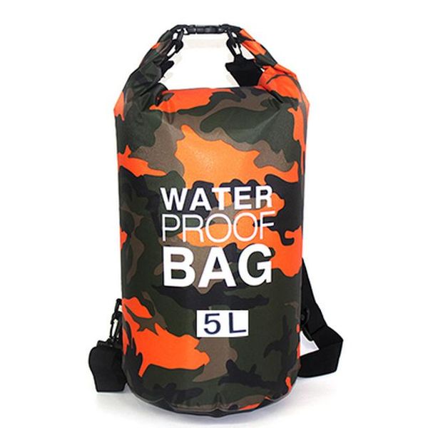 

outdoor camouflage waterproof bag portable rafting diving dry bag sack pvc folding swimming storage bag for river trekking 20l sqcfev
