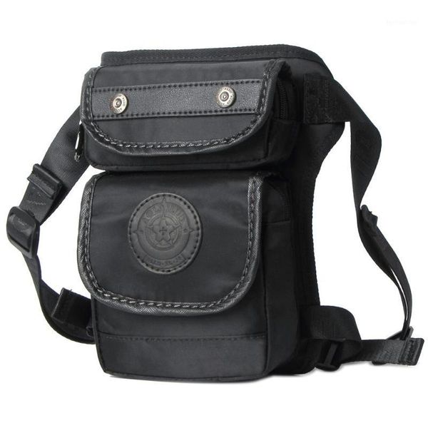 

men waterproof nylon drop leg bag fanny waist pack cross body messenger shoulder thigh hip bum belt travel motorcycle1