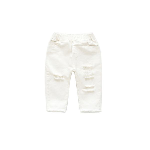 

2020 autumn fashion baby boys pants children's hole jeans cartoon source high waist pants for boys kids clothes xiao lu mao q1219, Blue
